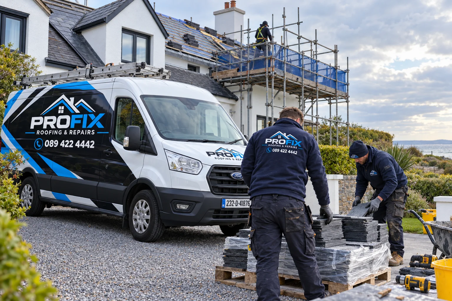 Roofing services across coastal Dublin and Bray